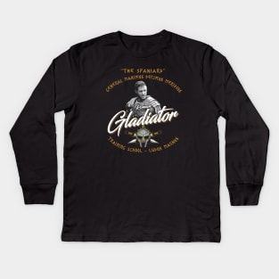 The Spaniard Roman Gladiator School Kids Long Sleeve T-Shirt